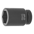 Holex Impact Socket, 1 inch Drive, 6 pt, Deep, 1-5/8 inch 653202 1.5/8